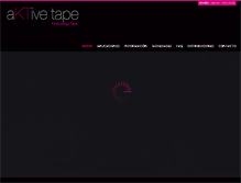 Tablet Screenshot of aktivetape.com